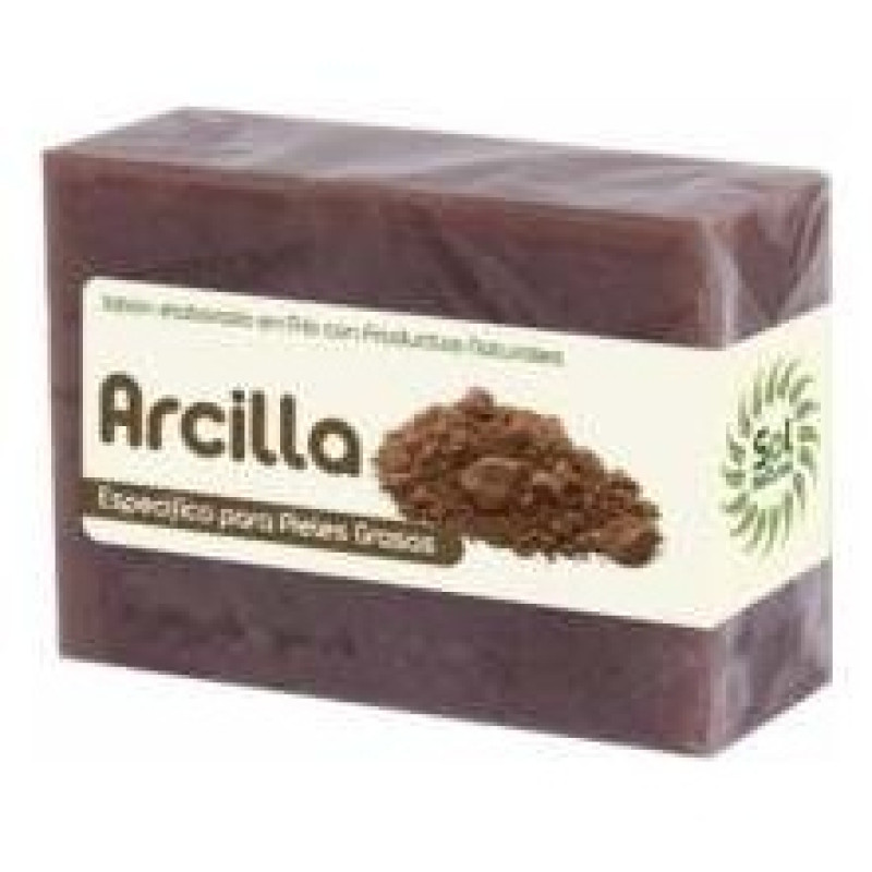 Jabon en Pastilla de Arcilla Acne 100gr - Solnatural