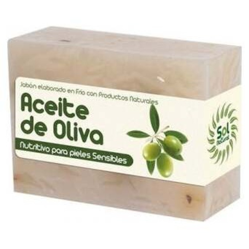 Jabon en Pastilla de Aceite de Oliva 100gr - Solnatural