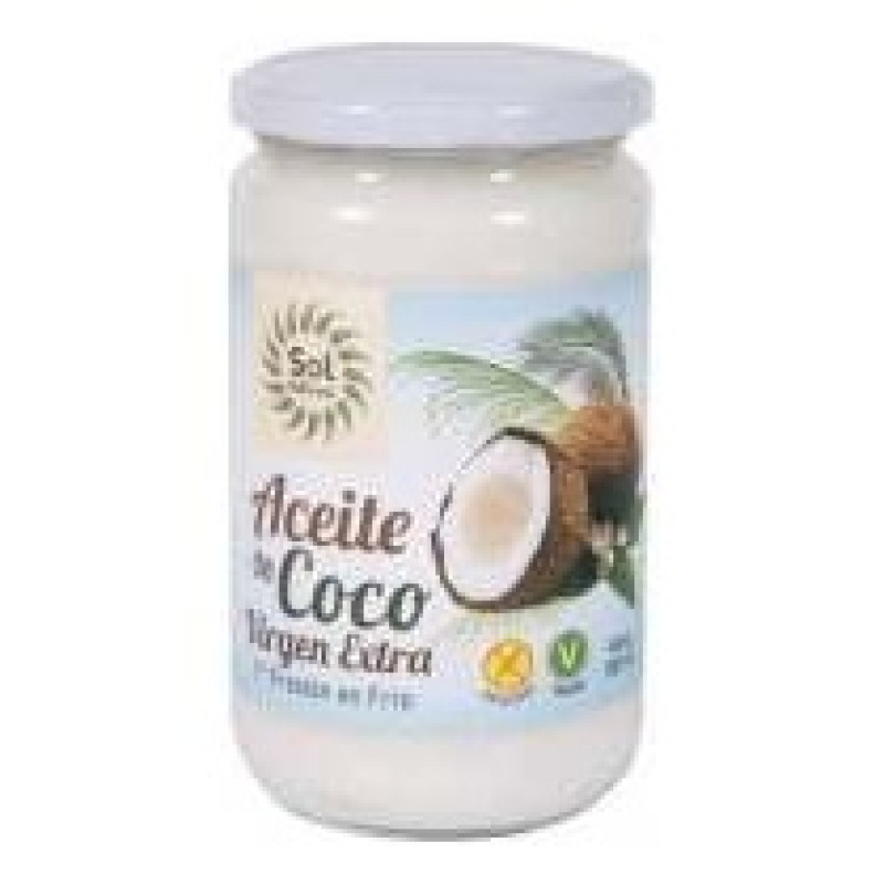 Aceite Coco Virg Extr Bio 370ml - Solnatural