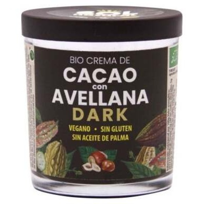 Sol Natural Crema Cacao Negro Avellanas Bio 200g - Solnatural