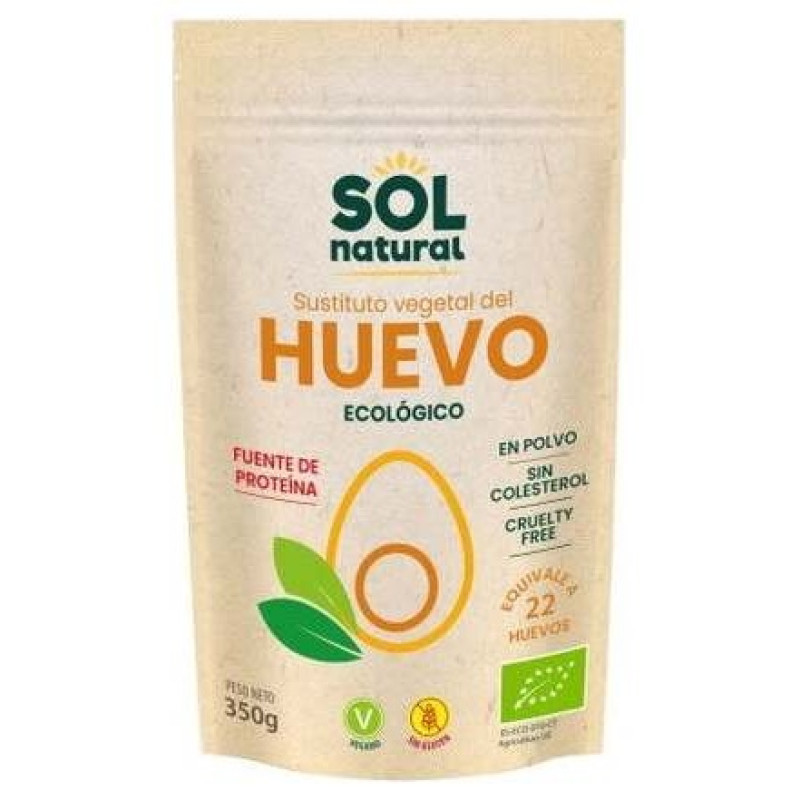 Sol Natural Sustituto Vegetal del Huevo Polvo Bio 350g - Solnatural