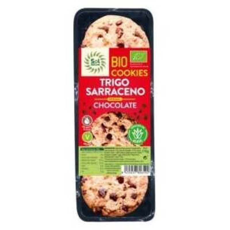 Cookies de Trigo Sarraceno y Chocolate 170gr. Bio - Solnatural