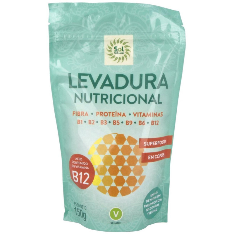 Levadura Nutricional Vit.b12 150g - Solnatural