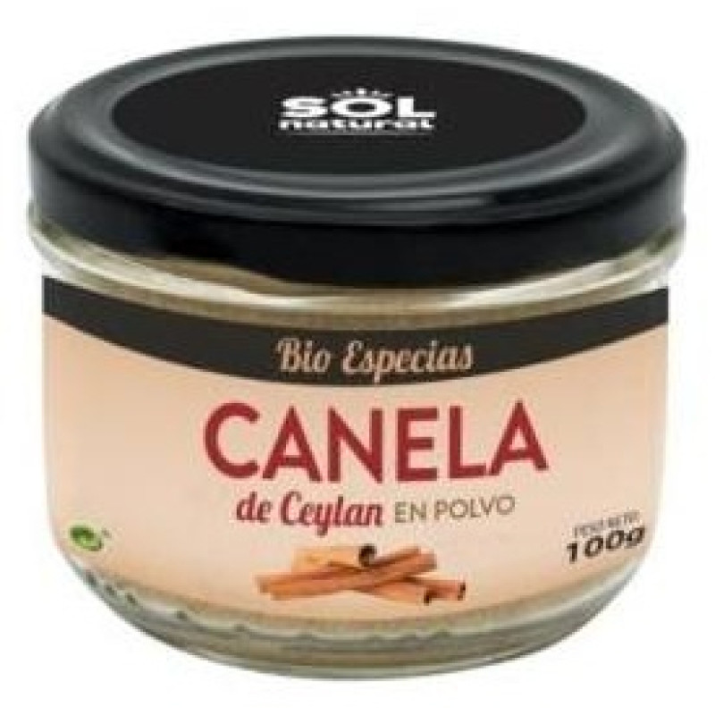 Canela Polvo Ceylan Bio 100g - Solnatural