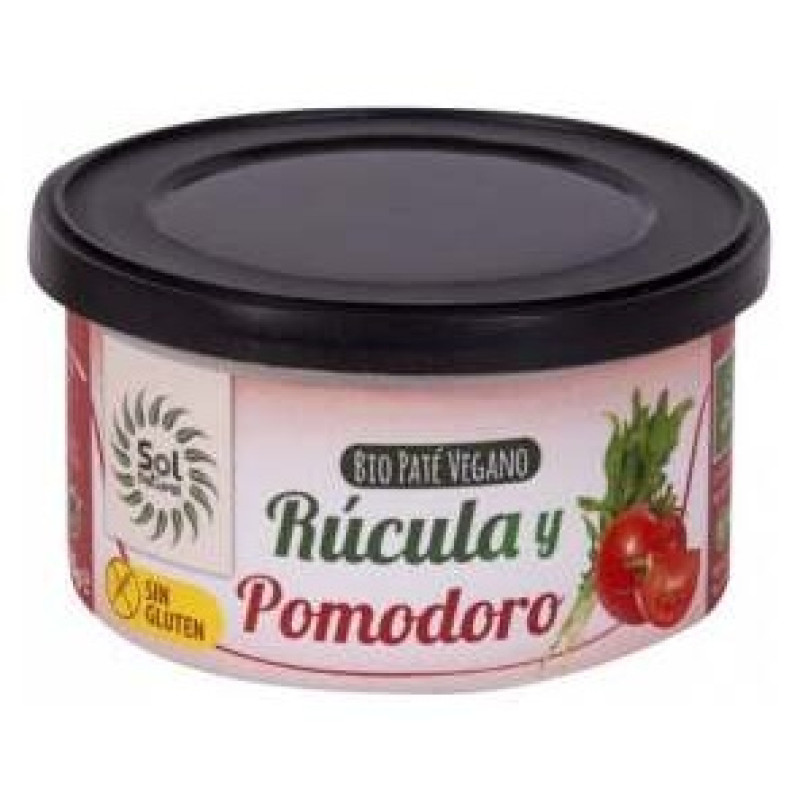 Pate Rucula y Pomodoro Bio S/g 125g - Solnatural