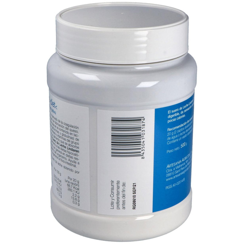 Lindaren Suero de Leche Natural 500gr - Artesania Agricola