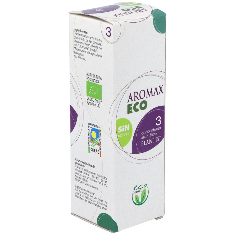 Plantis Aromax 3 Hepatico Biliar Eco 50ml - Artesania Agricola