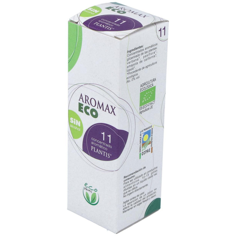 Plantis Aromax 11 Eco Sedante sin Alcohol 50ml - Artesania Agricola