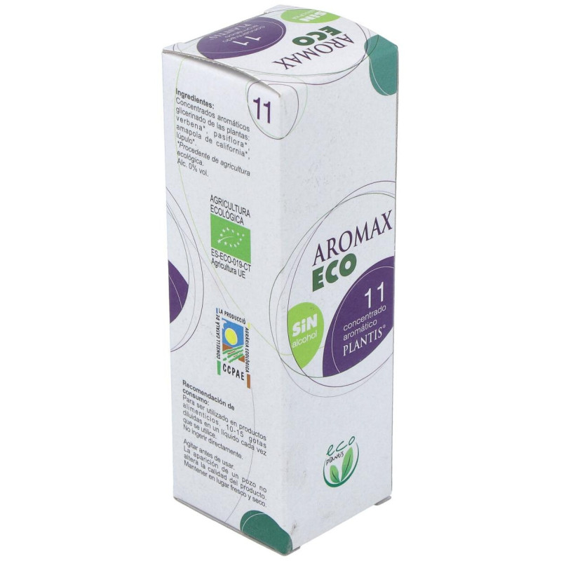 Plantis Aromax 11 Eco Sedante sin Alcohol 50ml - Artesania Agricola
