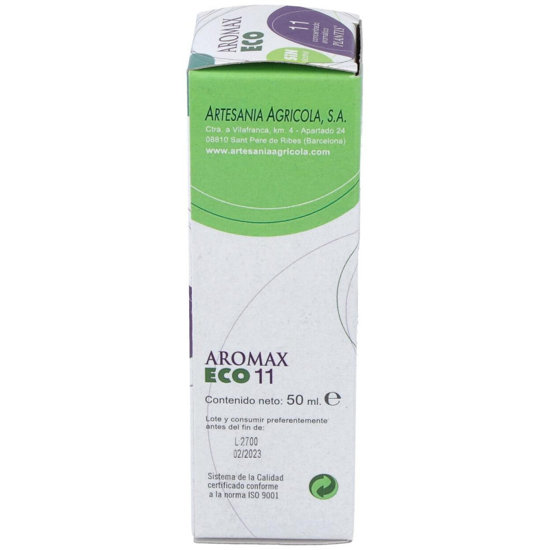 Plantis Aromax 11 Eco Sedante sin Alcohol 50ml - Artesania Agricola