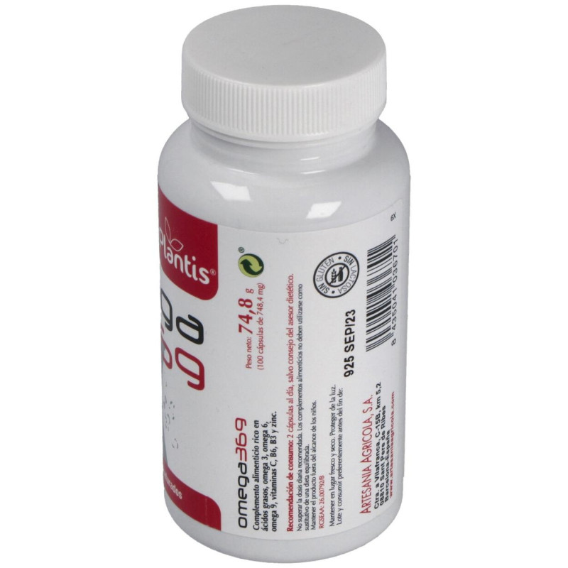 Omega 3-6-9 Salmon+Borraja+Olivo 100 Perlas.