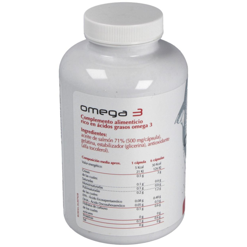 Omega 3 A.salmon 450 Perlas - Artesania Agricola