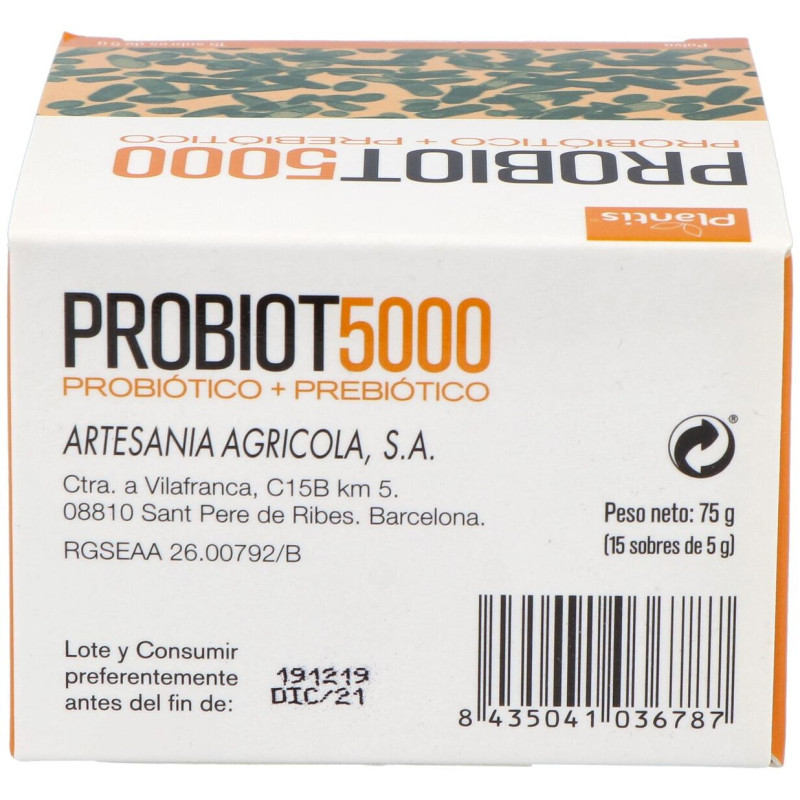 Probiot 5000 15 Sobres - Artesania Agricola