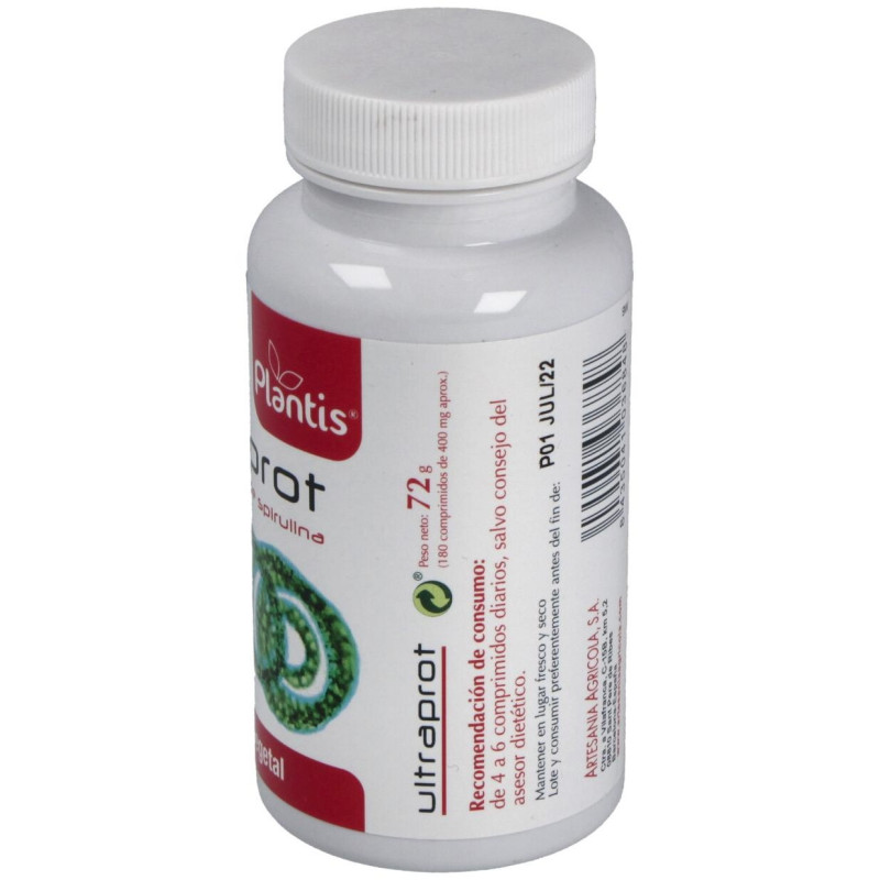 Ultraprot Spirulina 180 Comp - Artesania Agricola