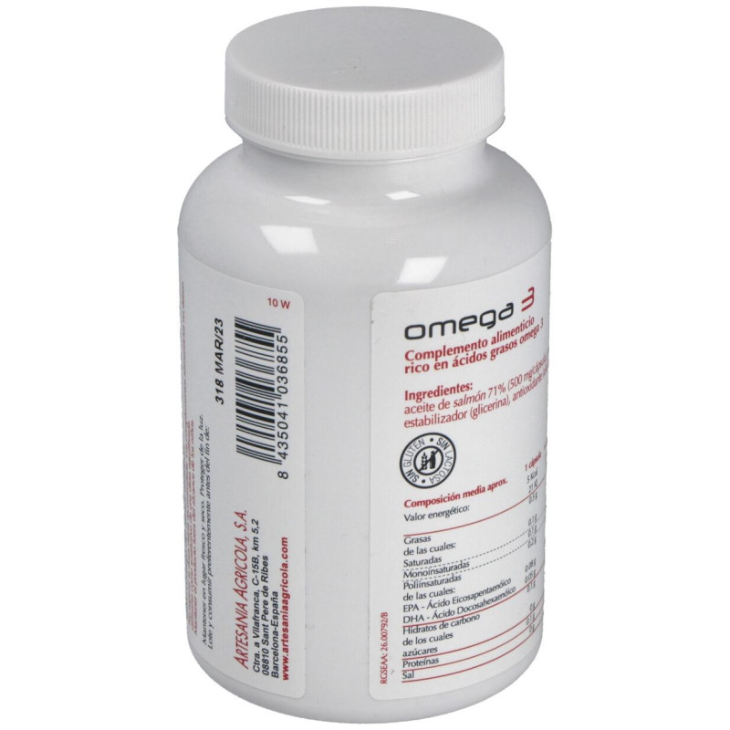 Plantis Omega 3 220 Perlas - Artesania Agricola