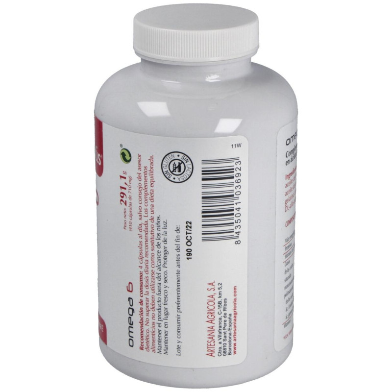 Omega 6 Onagra+Borraja 410 Perlas