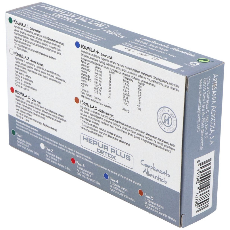 Plantis Hepur Plus Detox 90caps - Artesania Agricola