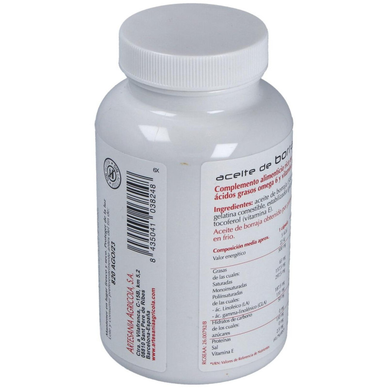Aceite De Borraja 120Cap.
