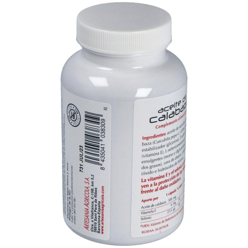 Aceite De Calabaza 180Cap.