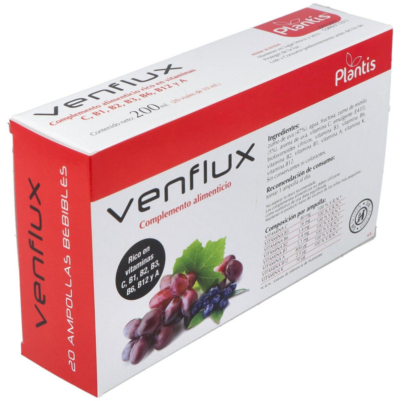 Plantis Venflux 20 Viales - Artesania Agricola
