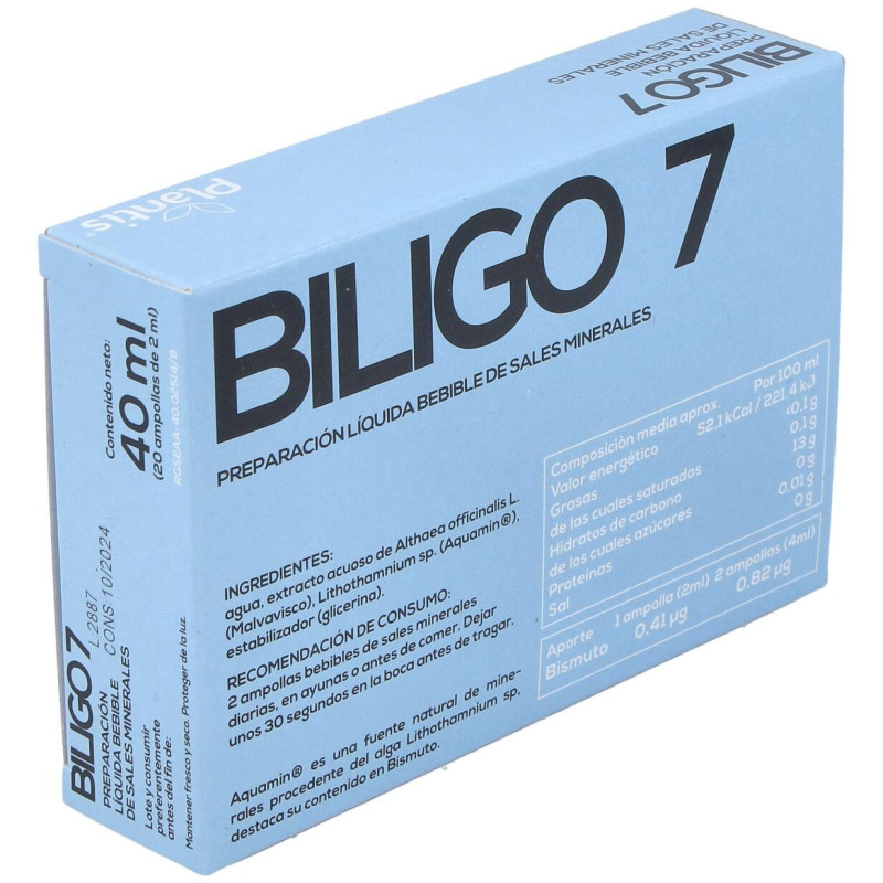 Biligo 7 Actibios 20 Ampollas - Artesania Agricola