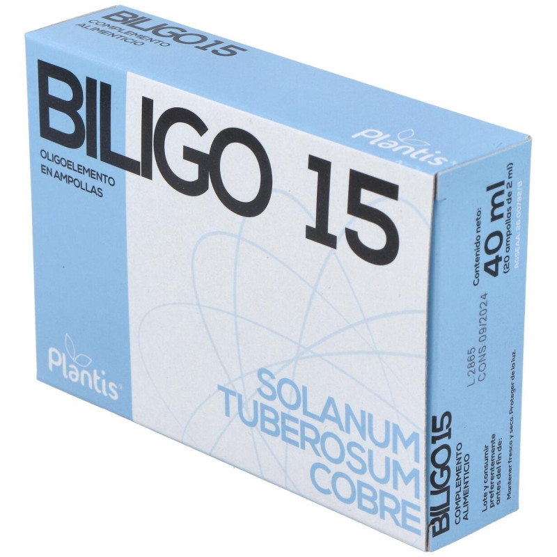 Biligo 15 20 Ampollas de 2 ml - Artesania Agricola