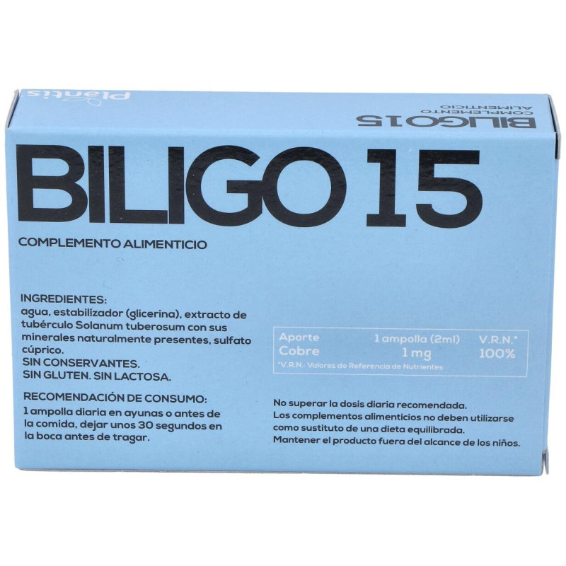Biligo 15 20 Ampollas de 2 ml - Artesania Agricola