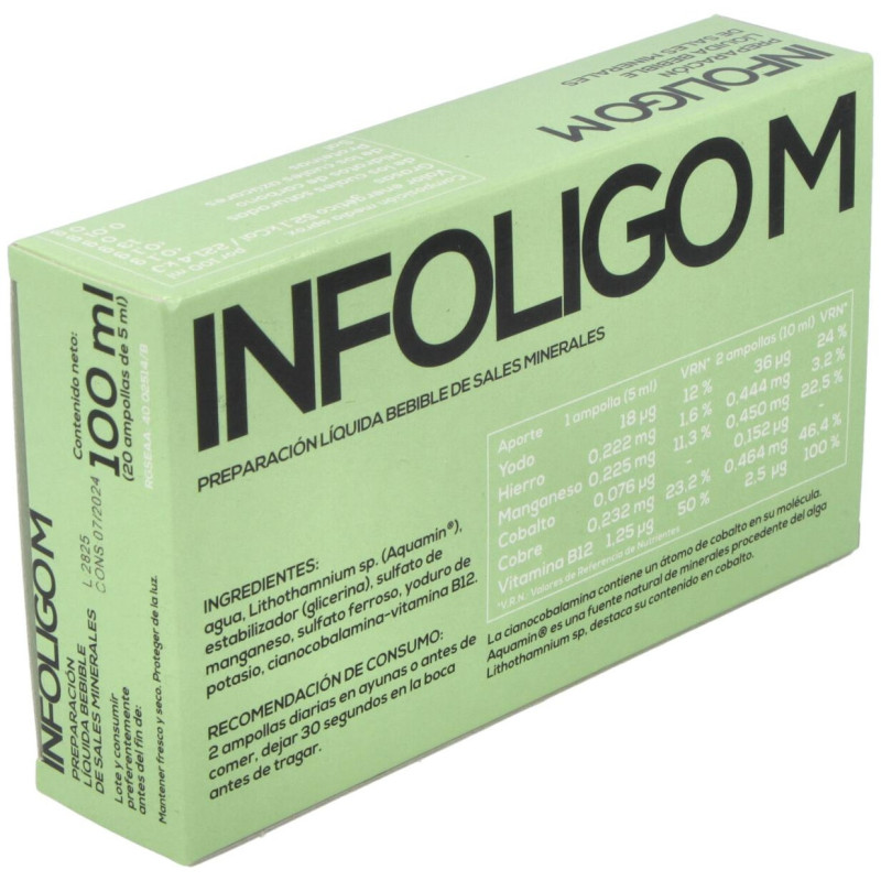 Infoligo M (fe - Cu - Co - I - Mn) 20 Amp - Artesania Agricola