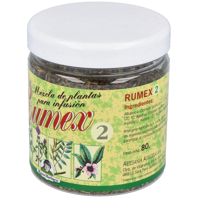 Rumex 2 Digestivo 80g - Artesania Agricola