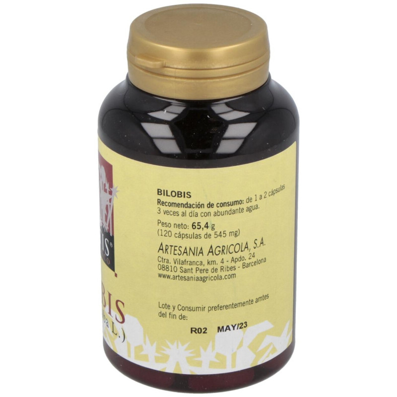 Bilobis Plantis (ext.seco Ginkgo Biloba) 120cap - Artesania Agricola