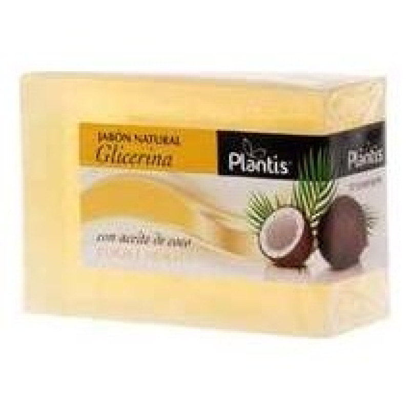 Plantis Jabón Glicerina con Aceite de Coco 100g - Artesania Agricola