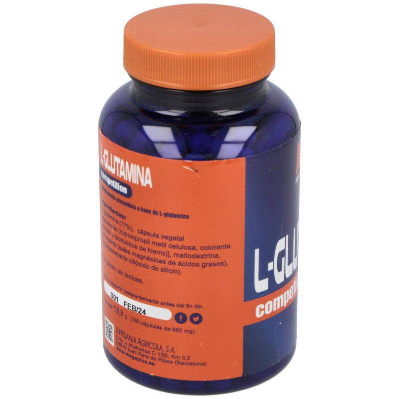 Mega Plus Glutamina Megaplus 180Comp