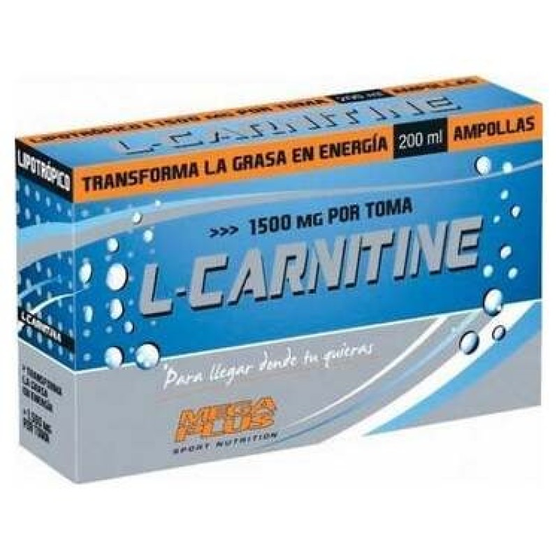 L Carnitina Recovery 1500mg 20x10ml - Mega Plus
