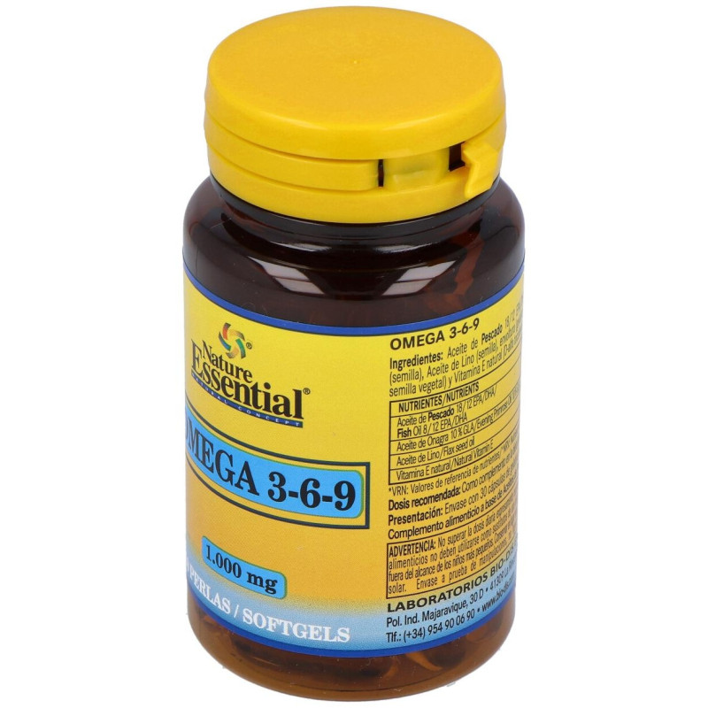 Omega 3 - 6 - 9 1000mg 30 Perlas - Nature Essential