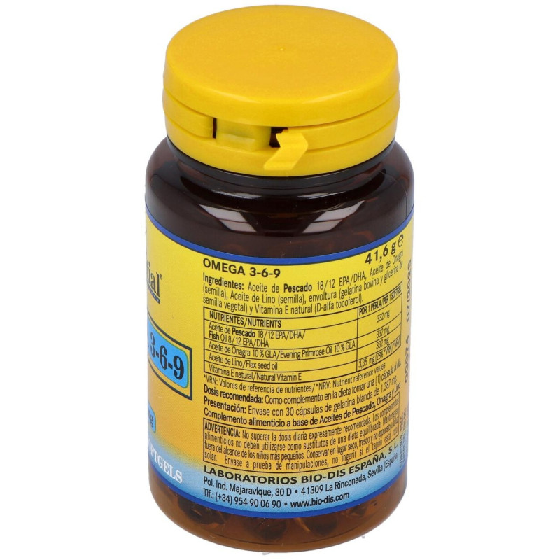 Omega 3 - 6 - 9 1000mg 30 Perlas - Nature Essential