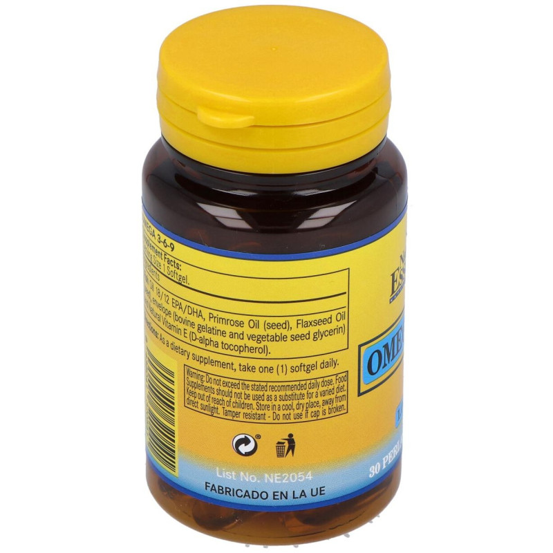 Omega 3 - 6 - 9 1000mg 30 Perlas - Nature Essential