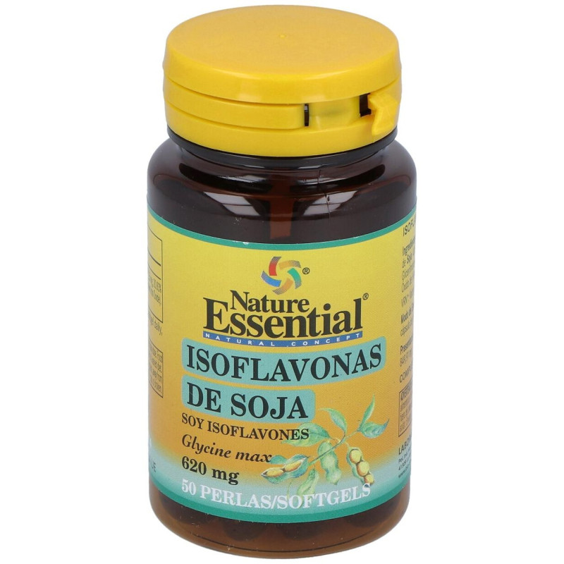 Nature Essential Isoflavonas De Soja 620 Mg. 50 Perlas