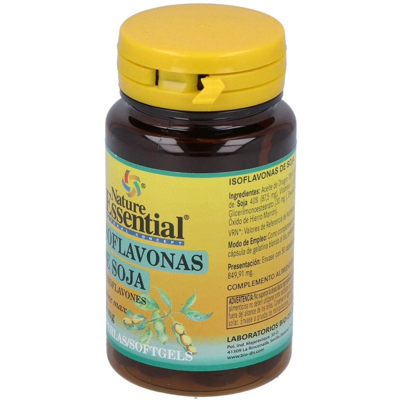 Nature Essential Isoflavonas De Soja 620 Mg. 50 Perlas