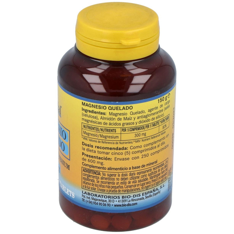 Nature Essential Magnesio Quelado 300Mg 250 Tableta