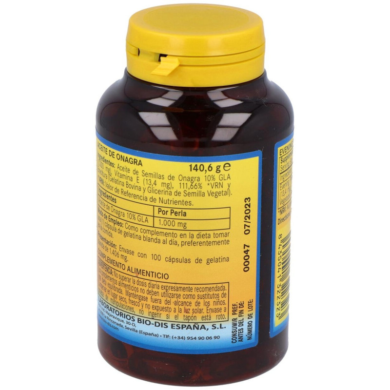 Aceite de Onagra 1000mg 100 Perlas - Nature Essential