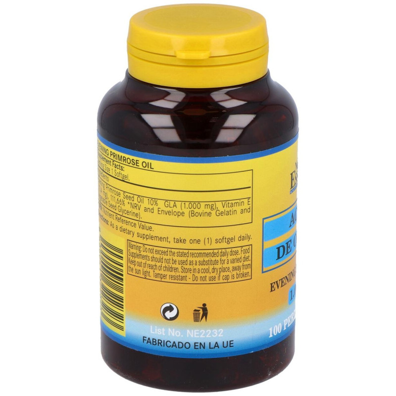 Aceite de Onagra 1000mg 100 Perlas - Nature Essential