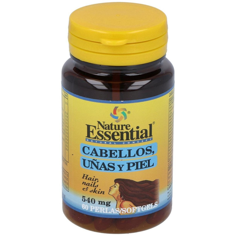 Cabello, Uñas y Piel 540mg. 60perlas - Nature Essential