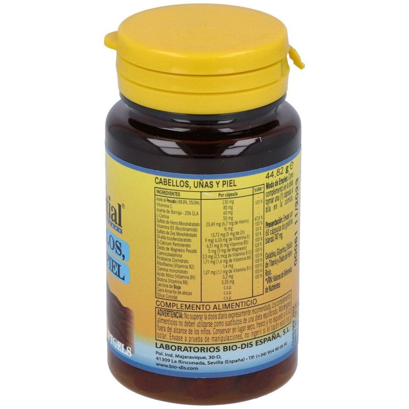 Cabello, Uñas y Piel 540mg. 60perlas - Nature Essential