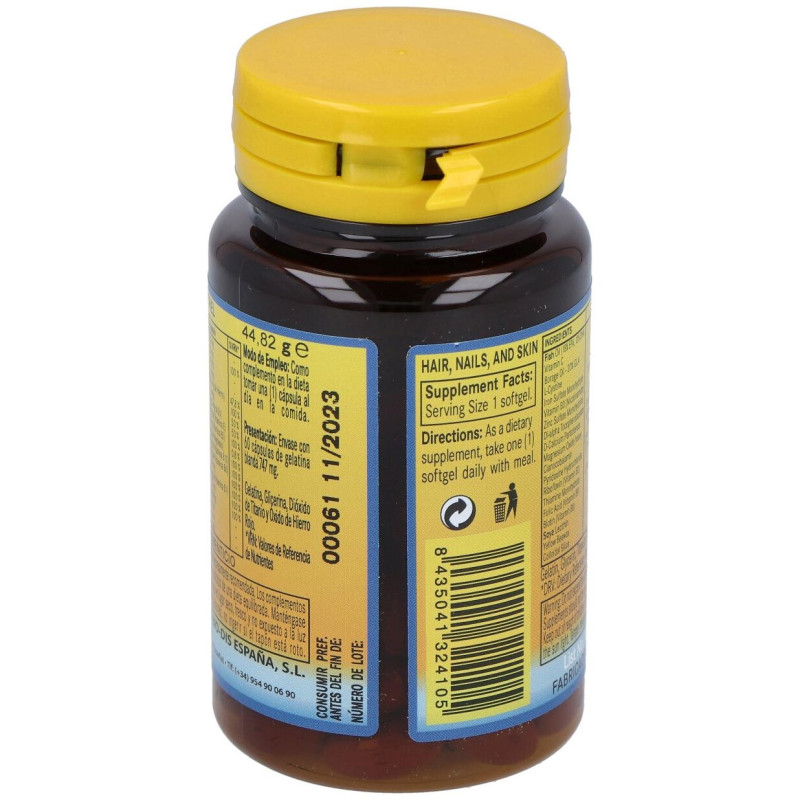 Cabello, Uñas y Piel 540mg. 60perlas - Nature Essential