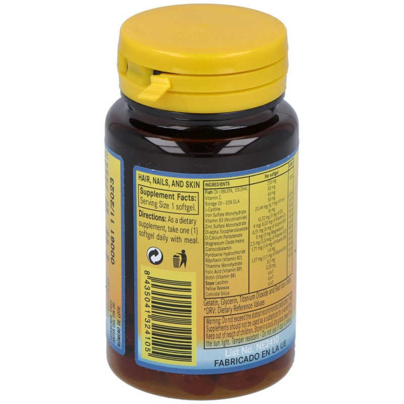 Cabello, Uñas y Piel 540mg. 60perlas - Nature Essential