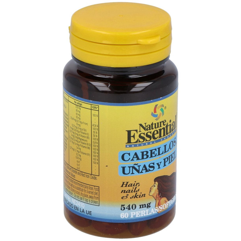 Cabello, Uñas y Piel 540mg. 60perlas - Nature Essential