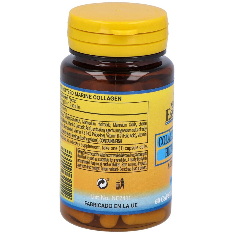 Colageno Marino Hidroliza+Magnesio 600Mg. 60Comp.
