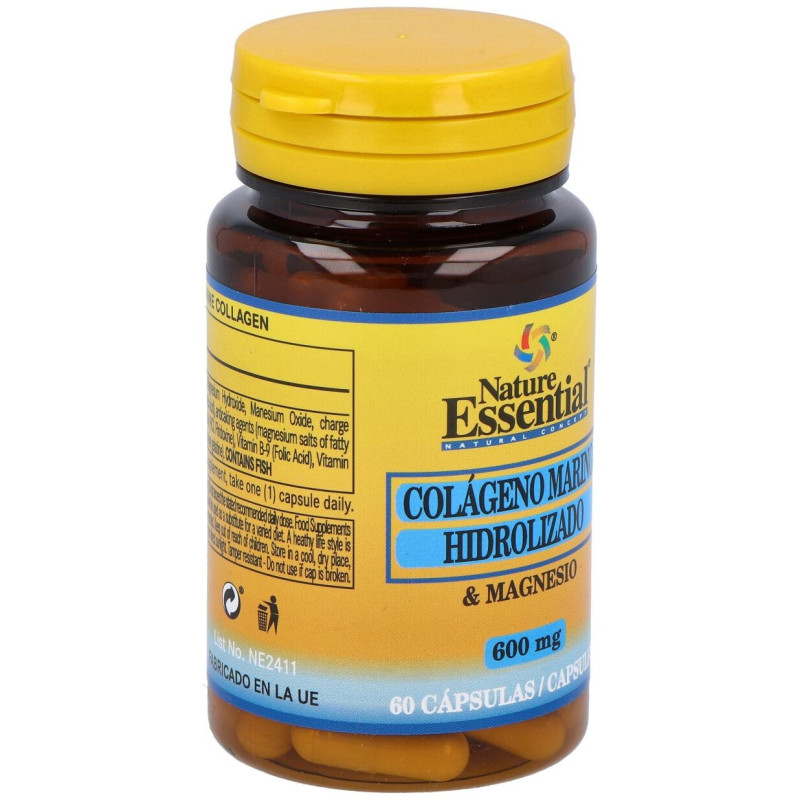 Colageno Marino Hidroliza+Magnesio 600Mg. 60Comp.