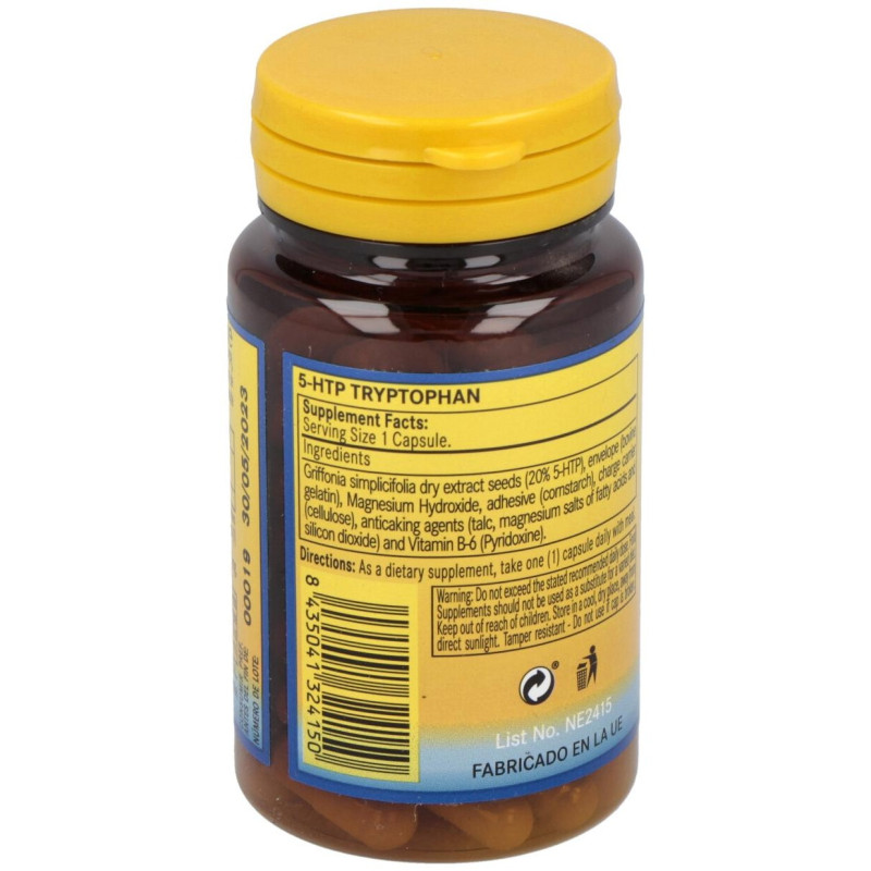 Triptofano 5 - Htp 100mg.+magnesio+vit. B6 60comp - Nature Essential
