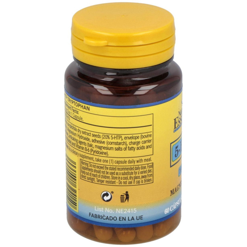 Triptofano 5 - Htp 100mg.+magnesio+vit. B6 60comp - Nature Essential